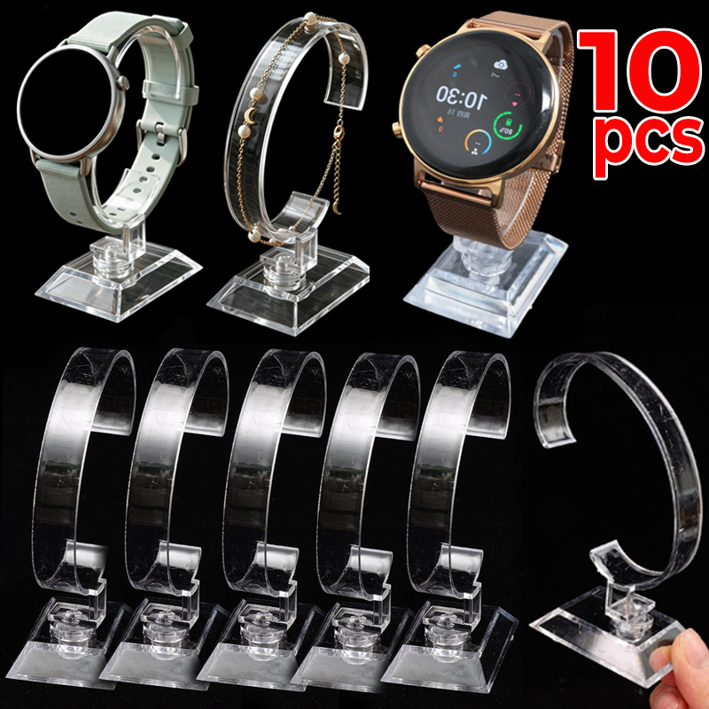 Jewelry And Watches Inc - Transparent Watch Display Stand C-Circle Acrylic