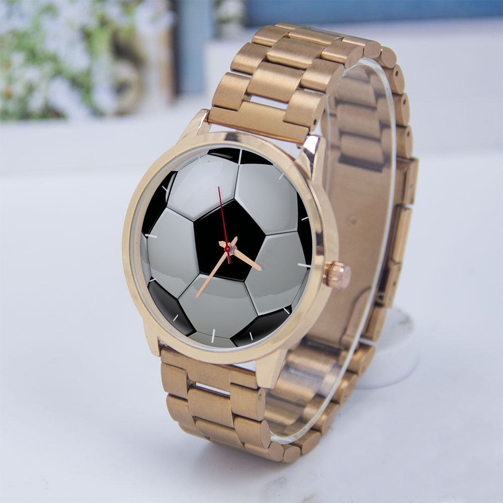 Jewelry For Watches - Football Soccer Design Fans Silver Man