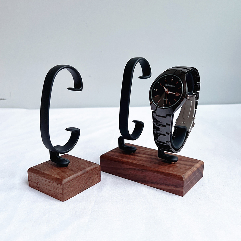 Wooden C‑Shaped Watch Holder,  - Jewelry And Watches Inc ulasan dan harga