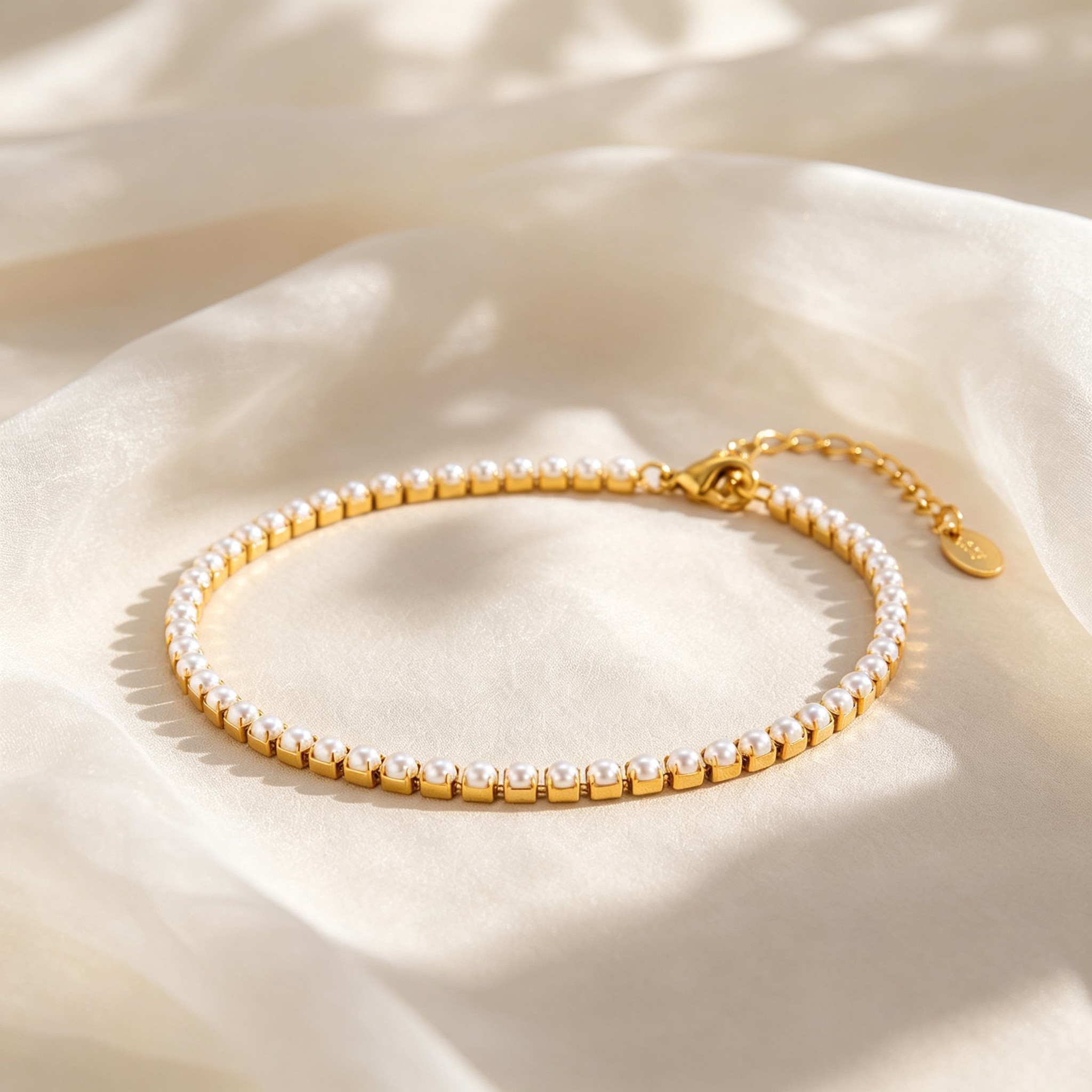Elegant Imitation Pearl Ankle  - Jc Jewelry & Watches Photos ulasan dan harga