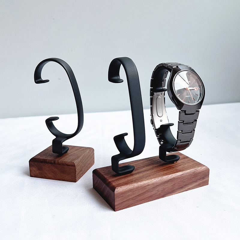 Wooden C‑Shaped Jewelry Displa - Jewelry And Watches Inc ulasan dan harga