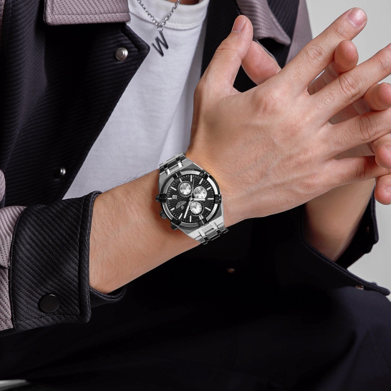 NAVIFORCE Men Quartz Chronogra - Jewelry For Watches ulasan dan harga