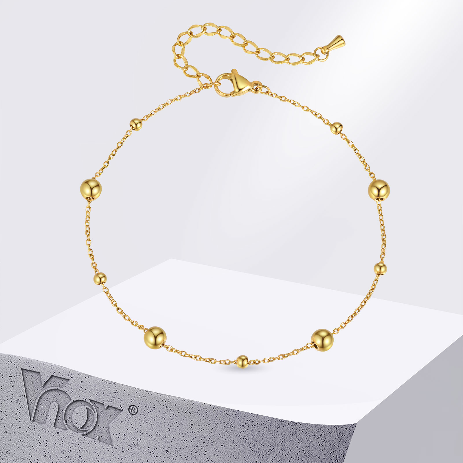 Vnox Stainless Steel Small Bea - Jc Jewelry & Watches Photos ulasan dan harga