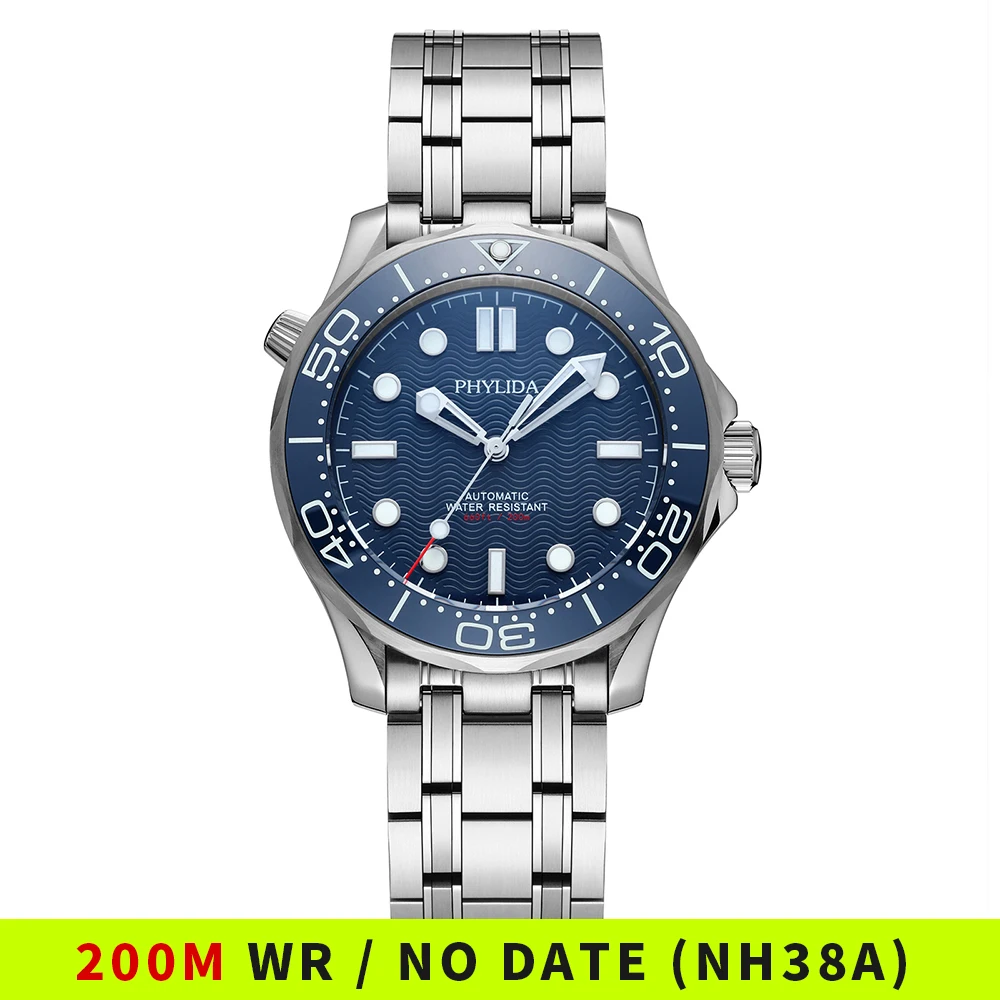 PHYLIDA Blue Dial NH38a Automa - Seiko Watch Prospex ulasan dan harga