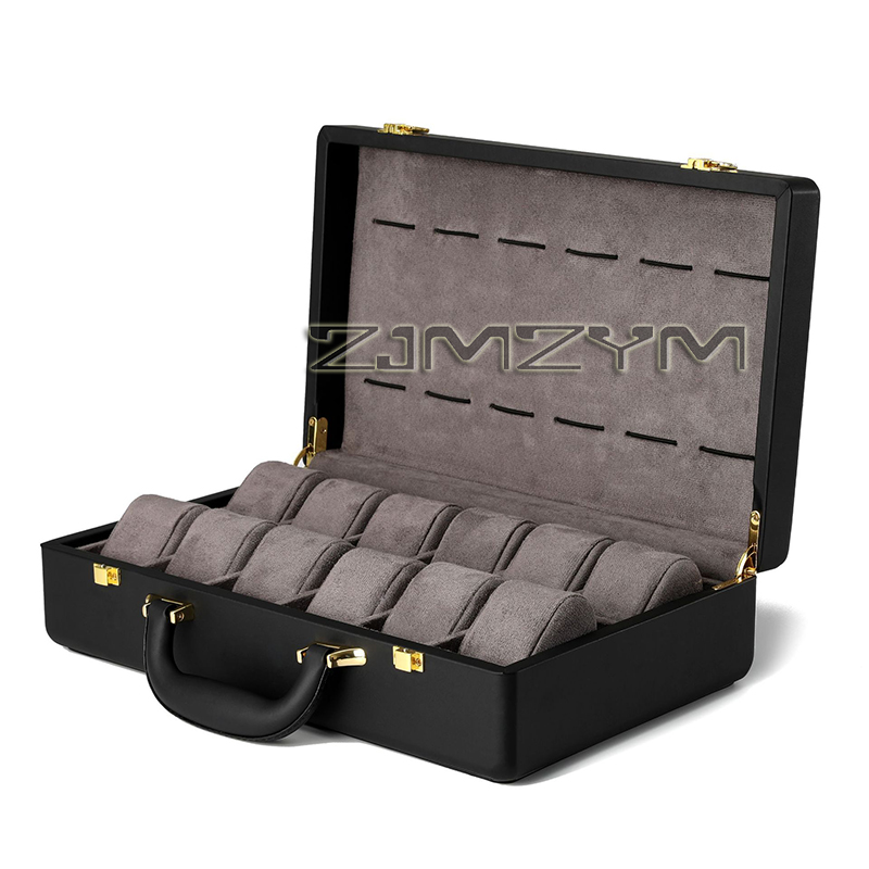 12 Slots Watch Box Mens Watche - Watch Display Box ulasan dan harga
